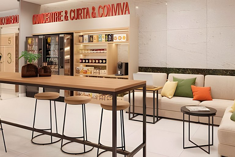 Queridinho Studio centro+Piscina+Netflix+WiFi