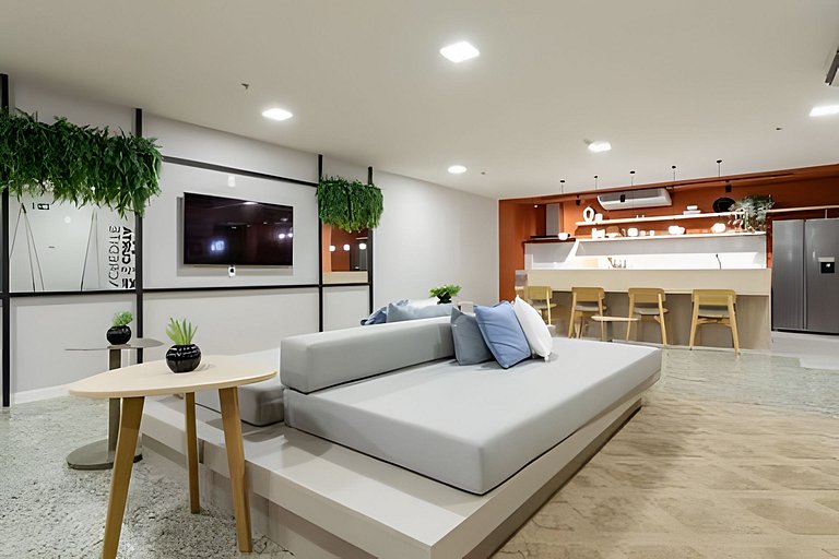 Queridinho Studio centro+Piscina+Netflix+WiFi