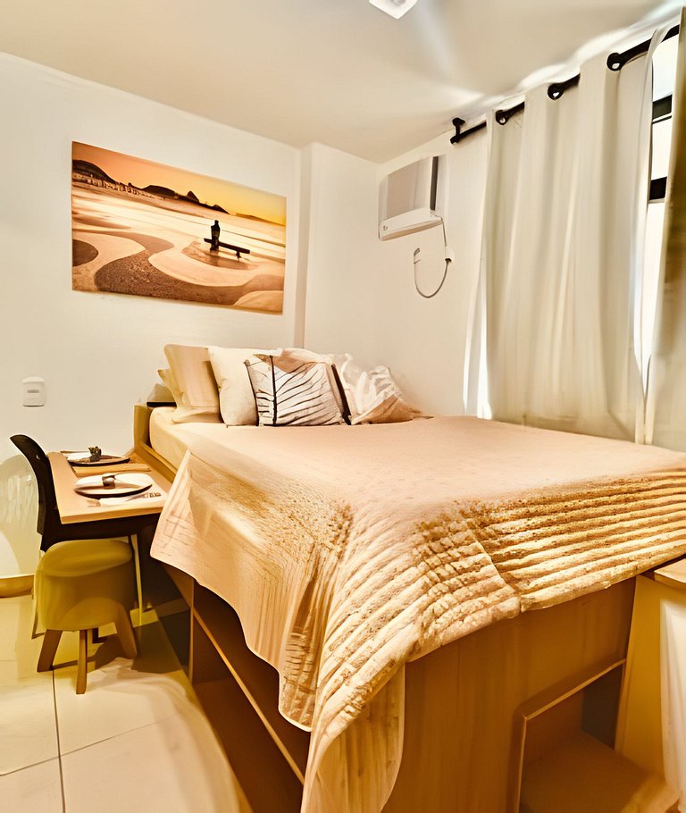 Queridinho Studio centro+Piscina+Netflix+WiFi