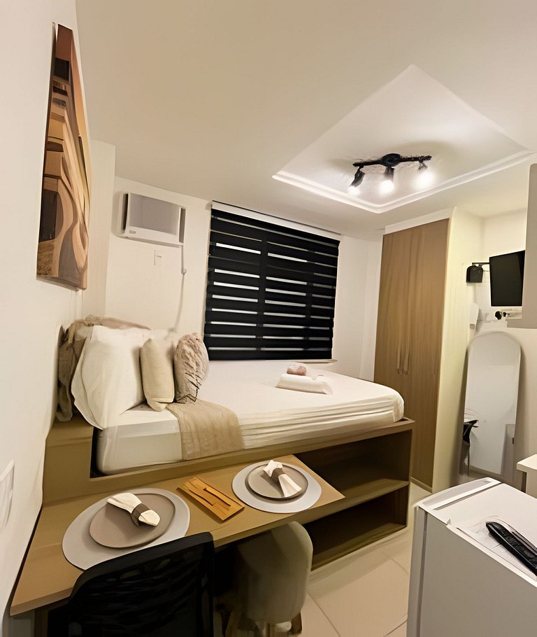 Queridinho Studio centro+Piscina+Netflix+WiFi