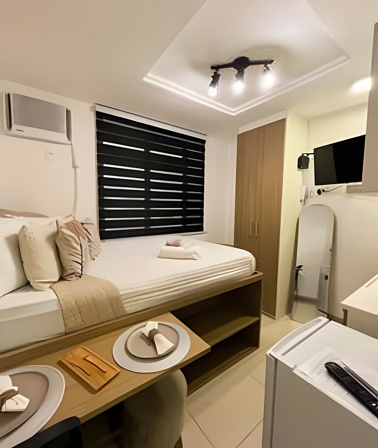 Queridinho Studio centro+Piscina+Netflix+WiFi