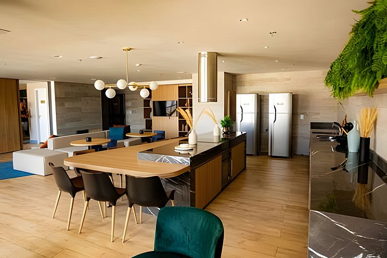 Vista mar S/Taxa de limpeza+piscina aquecida+WIFI