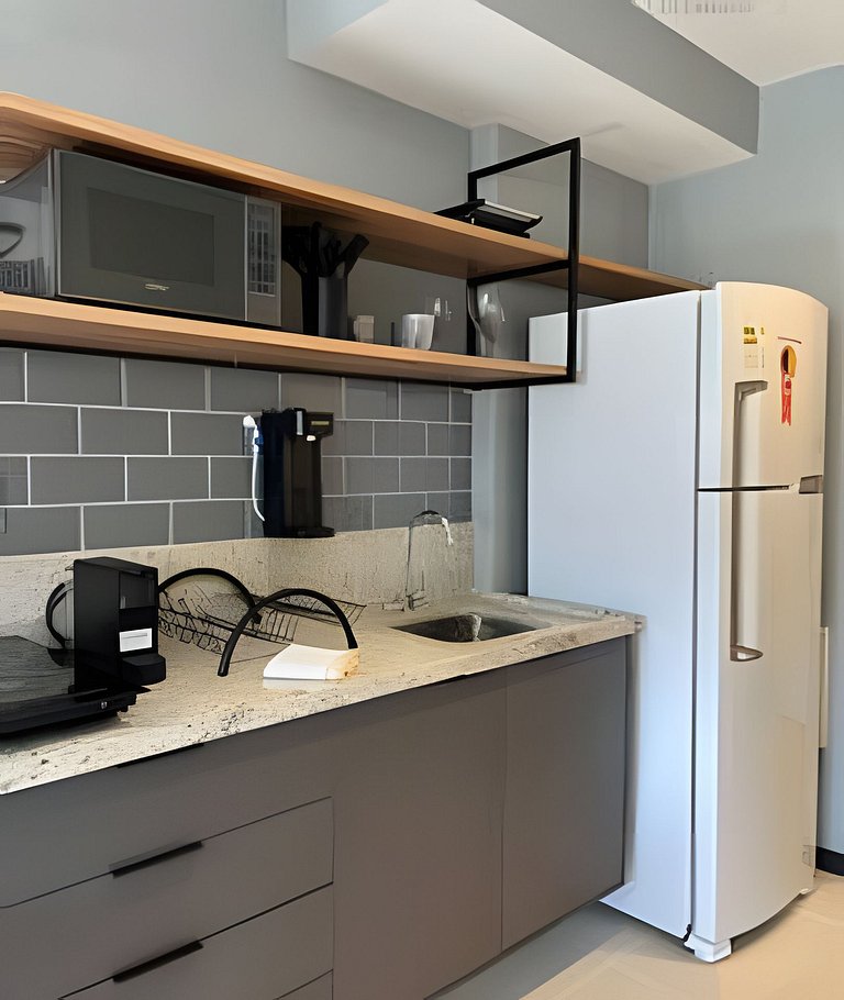 Vista mar S/Taxa de limpeza+piscina aquecida+WIFI