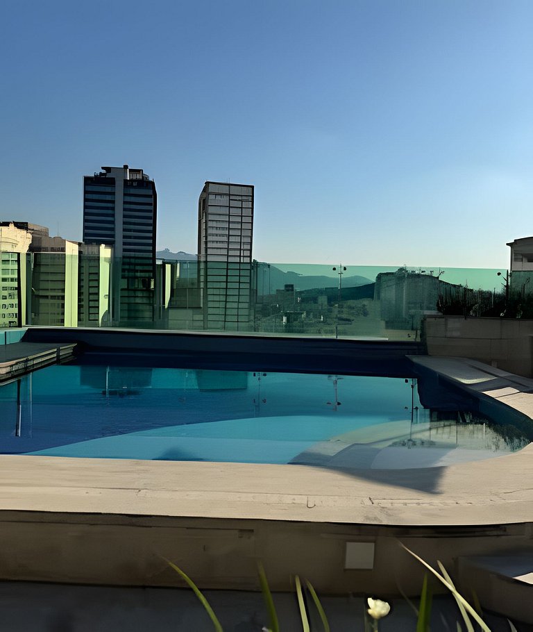 Único! Sem Taxa extra-Studio Maua Piscina+Wifi