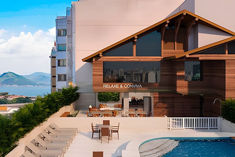 Único! Sem Taxa extra-Studio Maua Piscina+Wifi