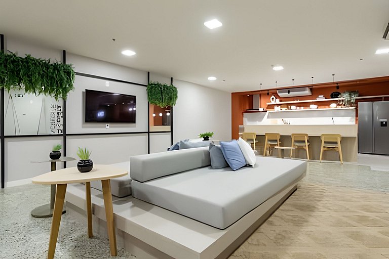 Único! Sem Taxa extra-Studio Maua Piscina+Wifi