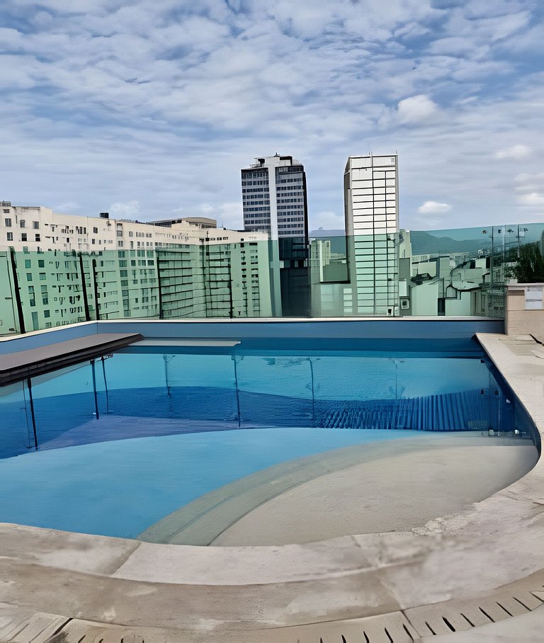 Único! Sem Taxa extra-Studio Maua Piscina+Wifi