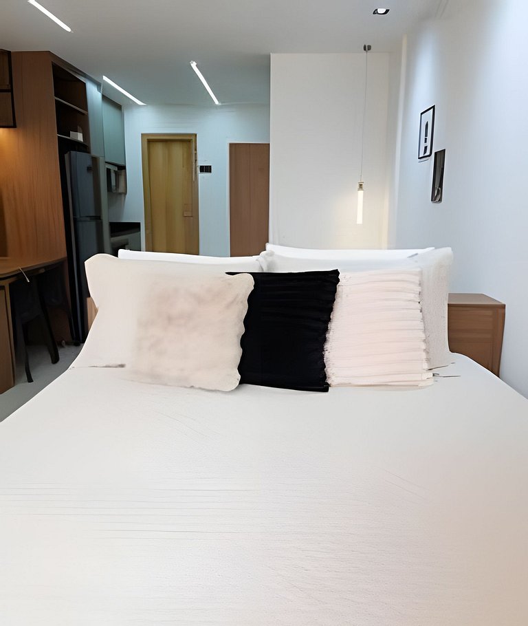 Único! Sem Taxa extra-Studio Maua Piscina+Wifi