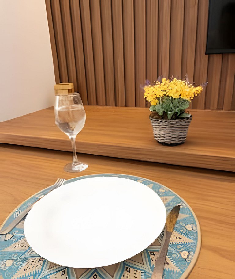 Único! Sem Taxa extra-Studio Maua Piscina+Wifi