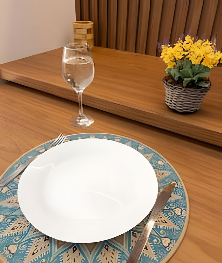 Único! Sem Taxa extra-Studio Maua Piscina+Wifi