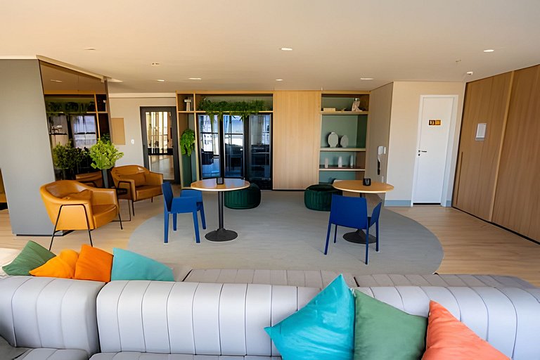 Imperdível! Studio Vista Mar+Piscina Aquecida