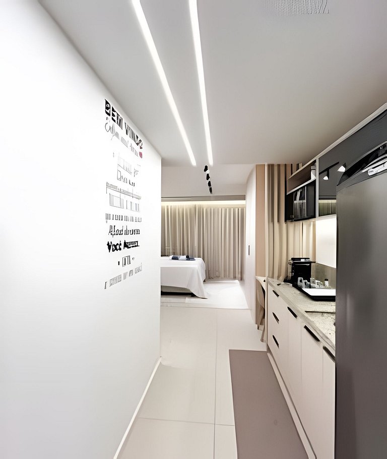 Imperdível! Studio Vista Mar+Piscina Aquecida