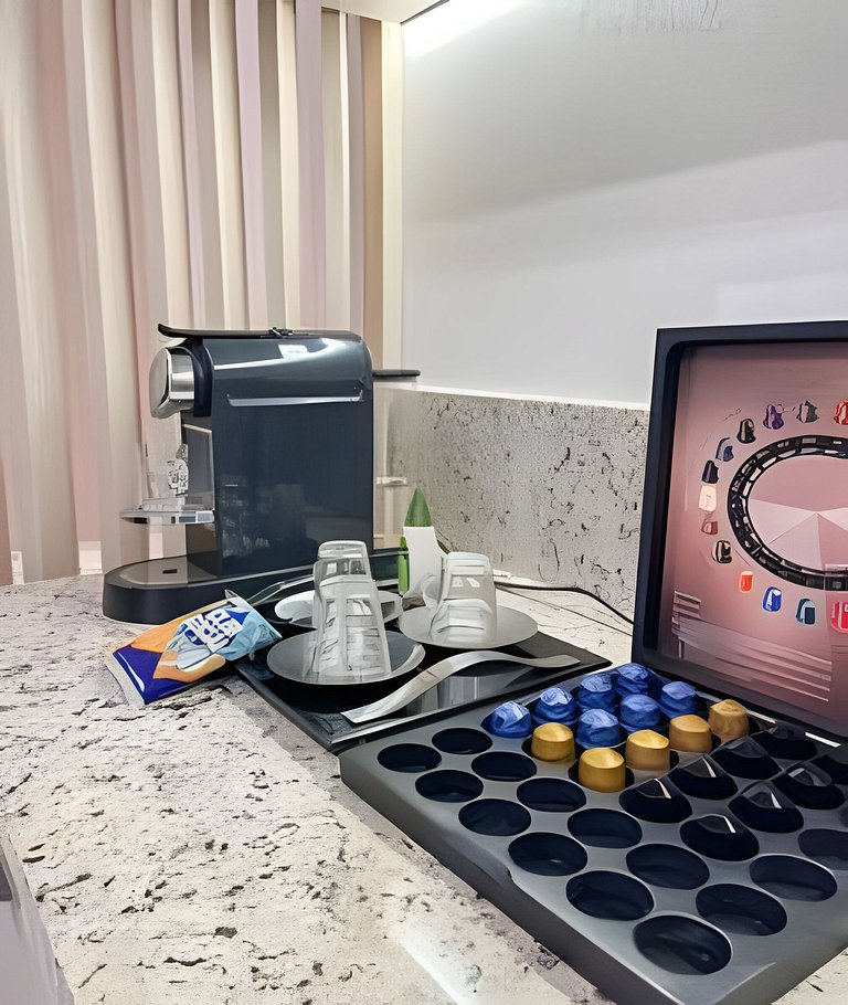 Imperdível! Studio Vista Mar+Piscina Aquecida