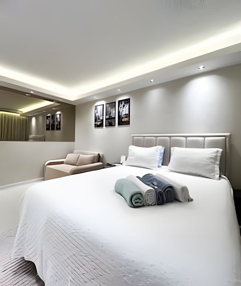 Imperdível! Studio Vista Mar+Piscina Aquecida