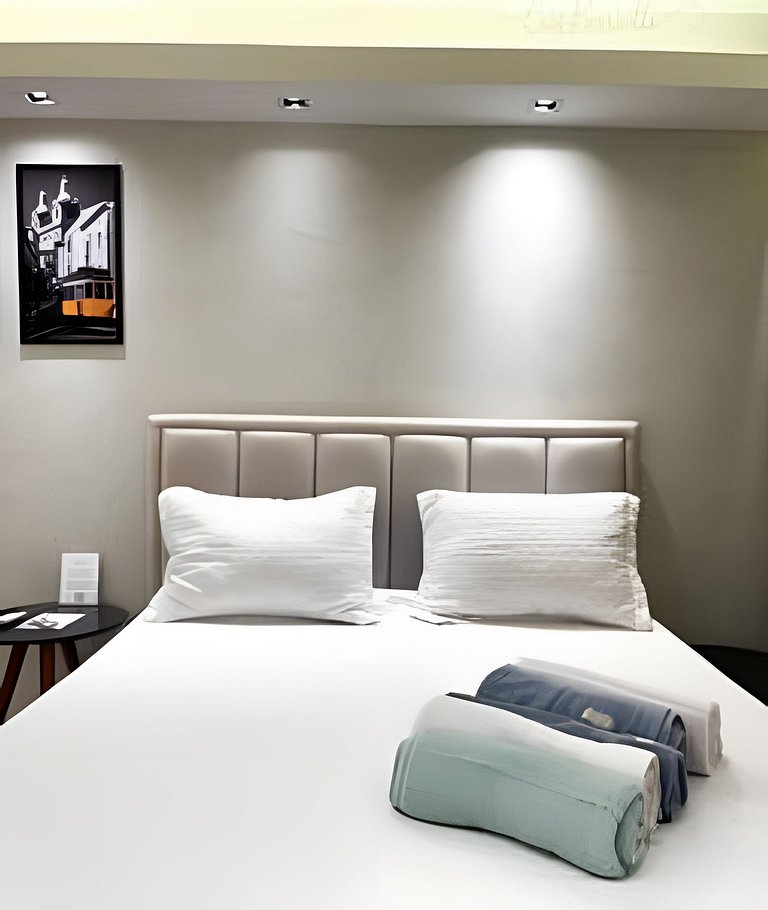 Imperdível! Studio Vista Mar+Piscina Aquecida