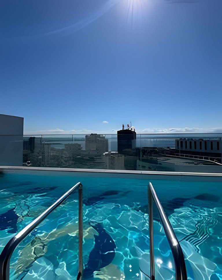 Estúdio lindo+Piscina Aquecida+Wifi
