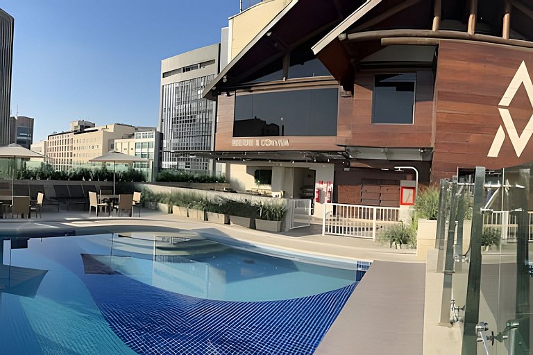 Melhor Novo Preço-Studio Central Luxo+Piscina+WiFi