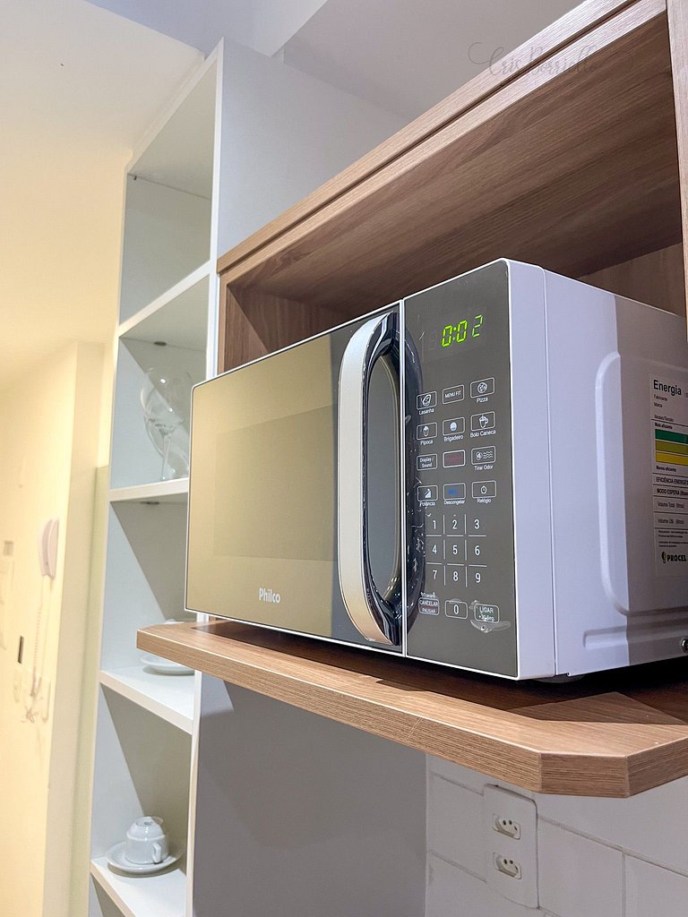 Taxa Inclusa-Studio Varanda+Piscina Aquecida+WIFI