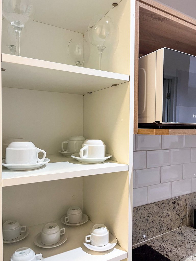 Taxa Inclusa-Studio Varanda+Piscina Aquecida+WIFI