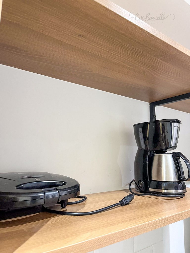 Taxa Inclusa-Studio Varanda+Piscina Aquecida+WIFI