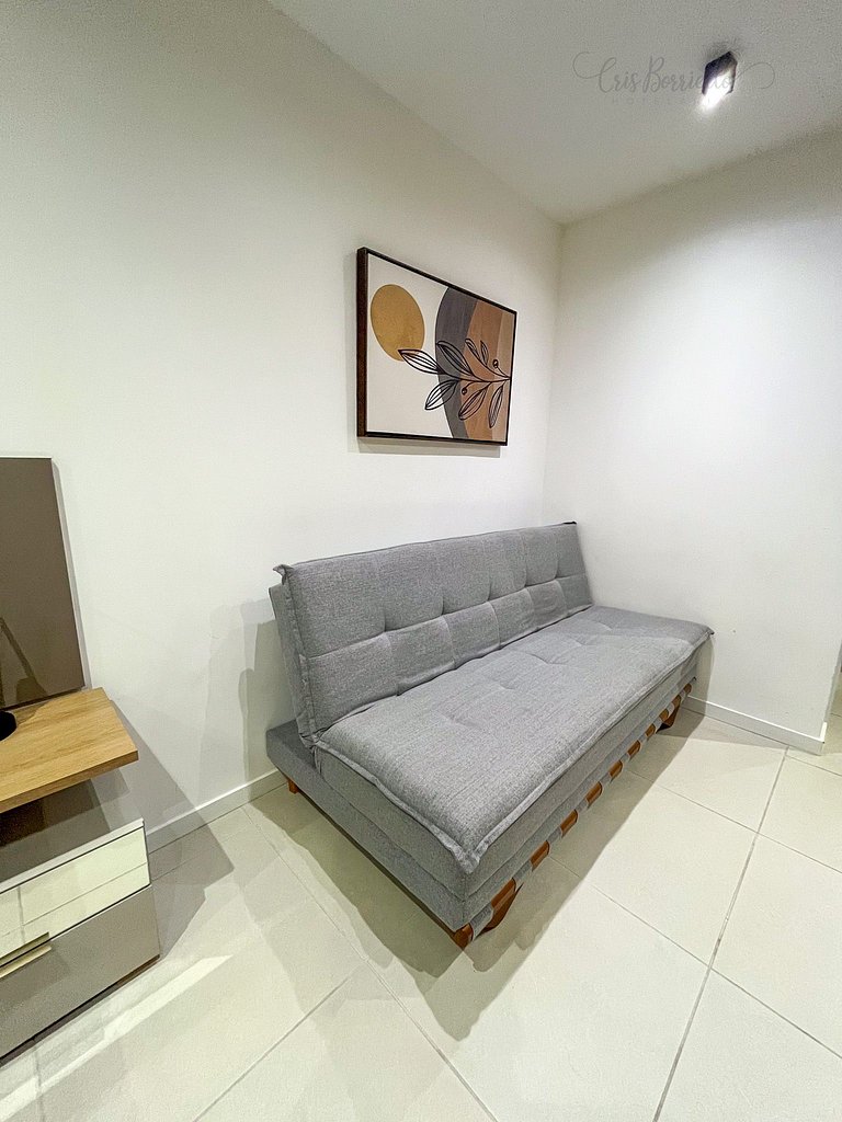 Taxa Inclusa-Studio Varanda+Piscina Aquecida+WIFI