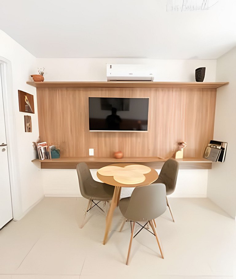 Super Novinho Studio+WiFi+Piscina Aquecida