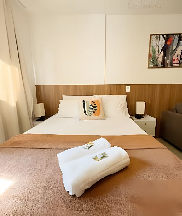 Super Novinho Studio+WiFi+Piscina Aquecida