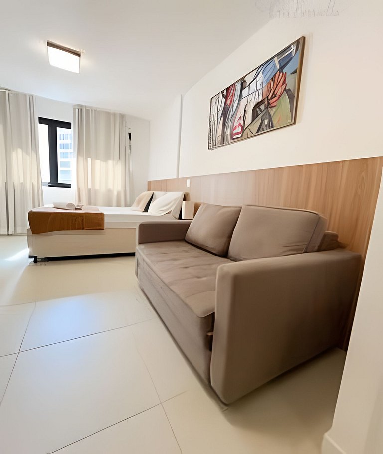 Super Novinho Studio+WiFi+Piscina Aquecida