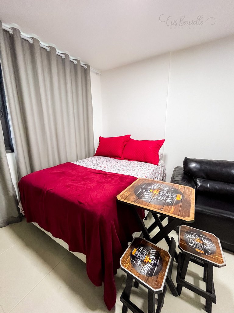 Imperdível! Studio Vista Mar+Piscina Aquecida