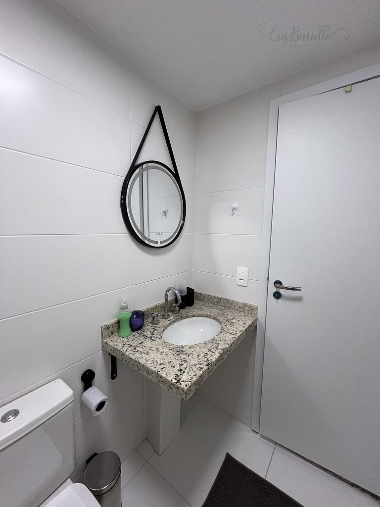 Imperdível! Studio Vista Mar+Piscina Aquecida