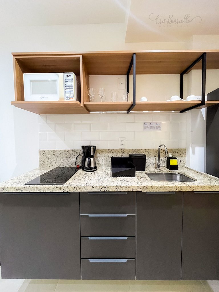 Imperdível! Studio Vista Mar+Piscina Aquecida