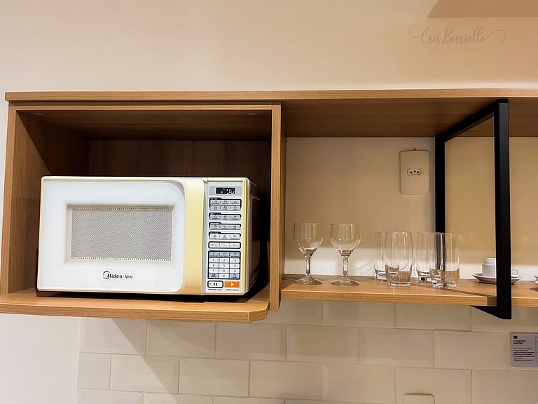 Imperdível! Studio Vista Mar+Piscina Aquecida