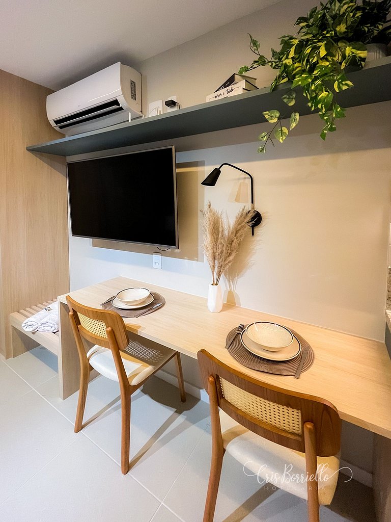 Vista espetacular S/Taxa piscina aquecida WIFI