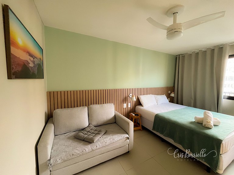 Estúdio Novo-Sem taxa de limpeza+piscina+Wifi