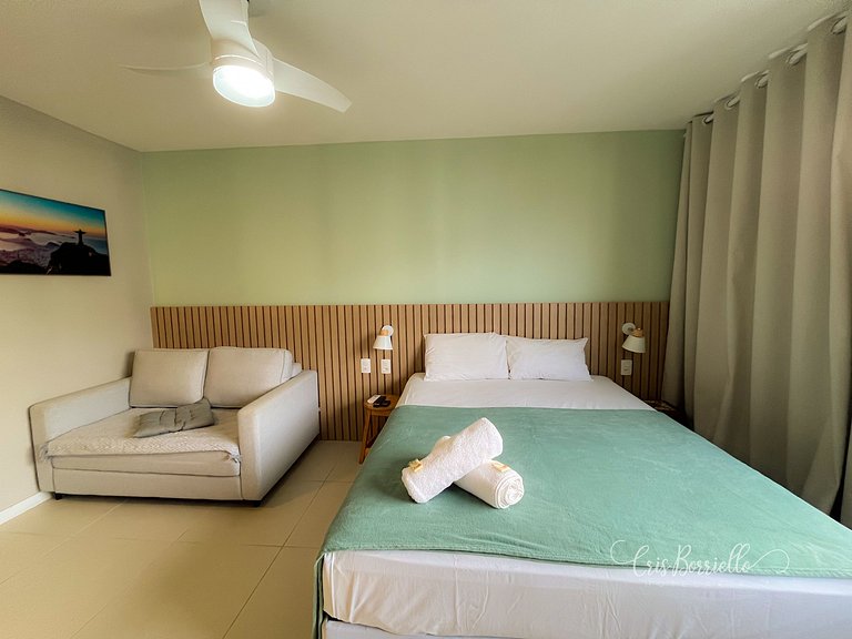 Estúdio Novo-Sem taxa de limpeza+piscina+Wifi