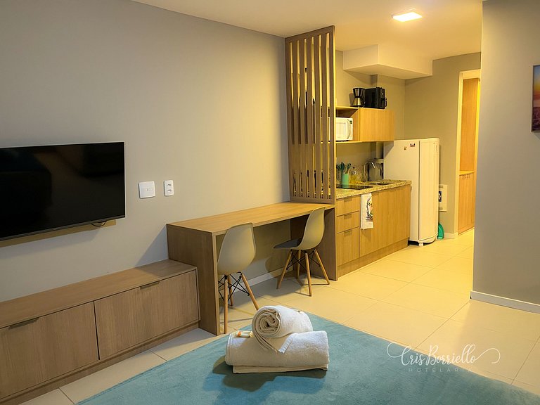 Estúdio Novo-Sem taxa de limpeza+piscina+Wifi