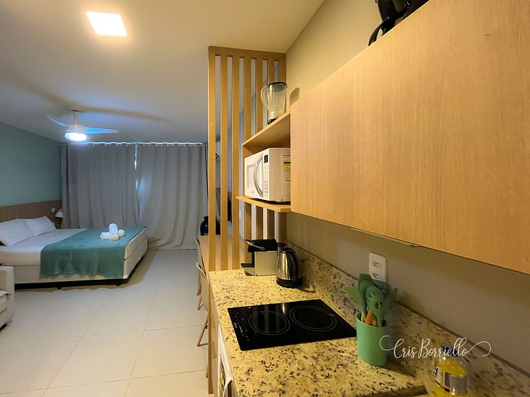 Estúdio Novo-Sem taxa de limpeza+piscina+Wifi