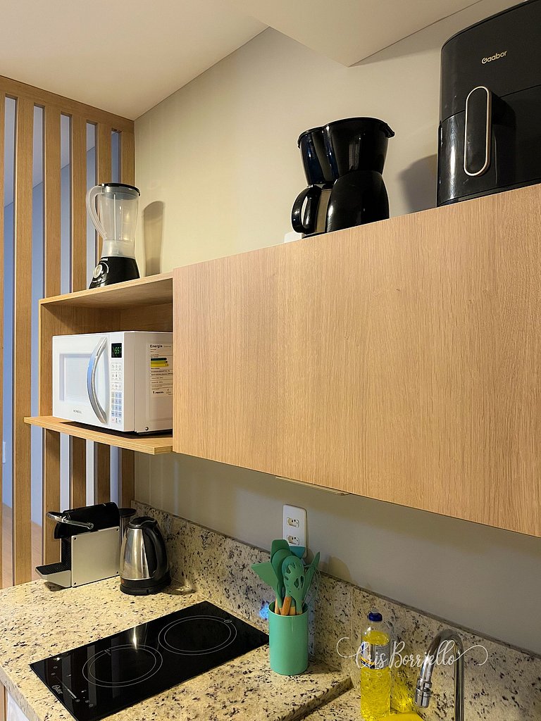 Estúdio Novo-Sem taxa de limpeza+piscina+Wifi