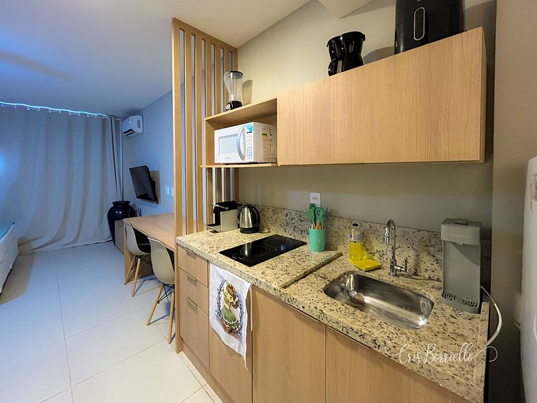 Estúdio Novo-Sem taxa de limpeza+piscina+Wifi