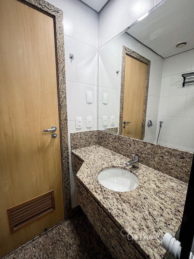 Studio Novíssimo+piscina e serviços-6x sem juros