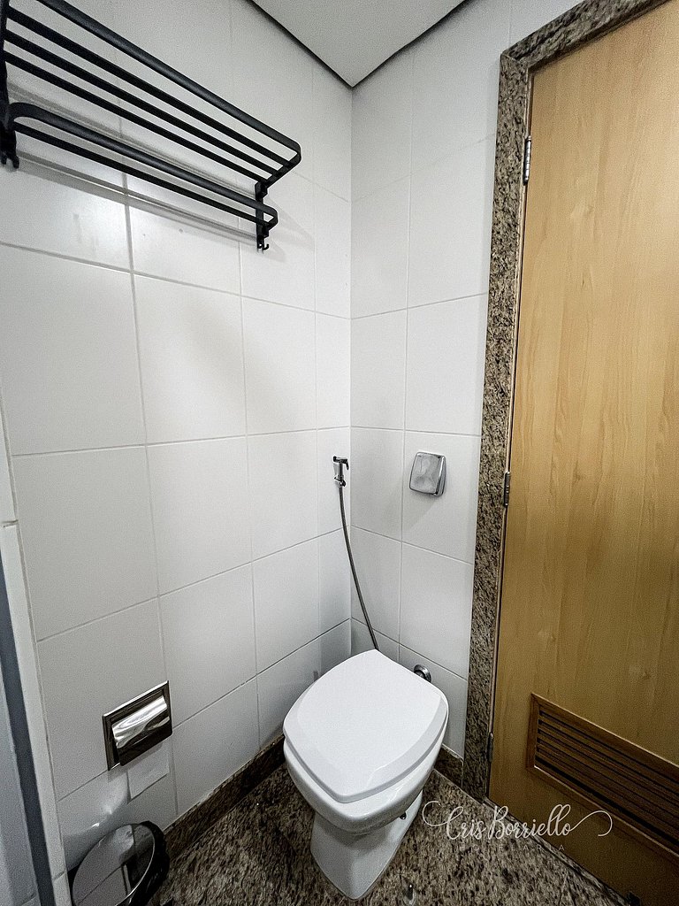 Studio Novíssimo+piscina e serviços-6x sem juros