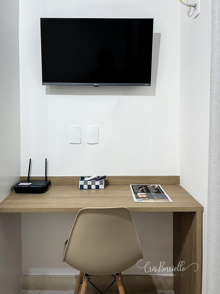 Studio Novíssimo+piscina e serviços-6x sem juros