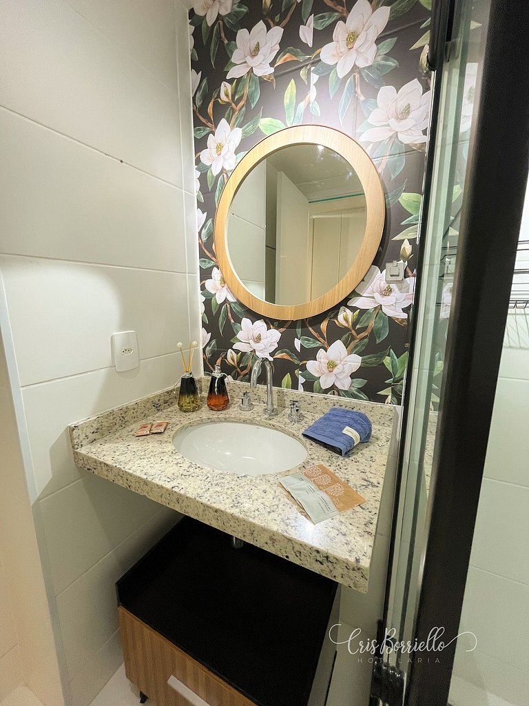 Studio alto padrão+piscina aquecida+6 x sem juros