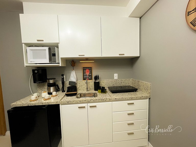 Studio alto padrão+piscina aquecida+6 x sem juros
