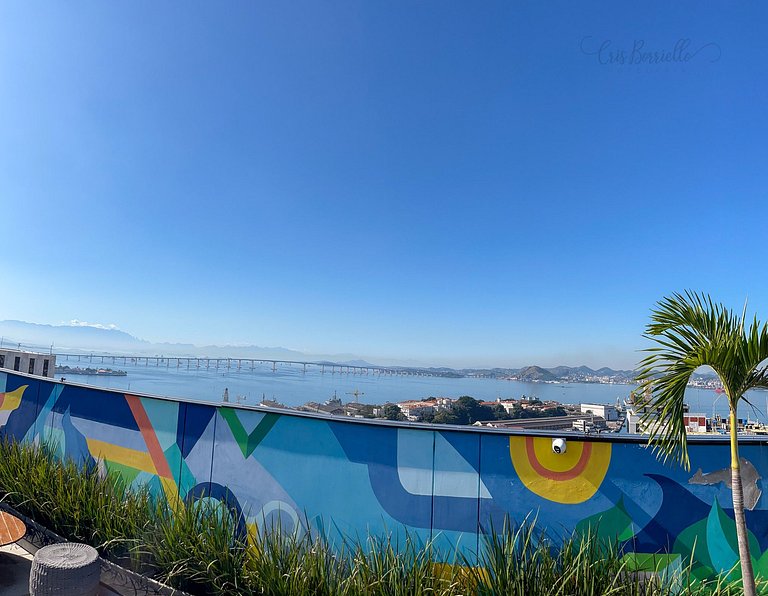 Studio alto padrão+piscina aquecida+6 x sem juros