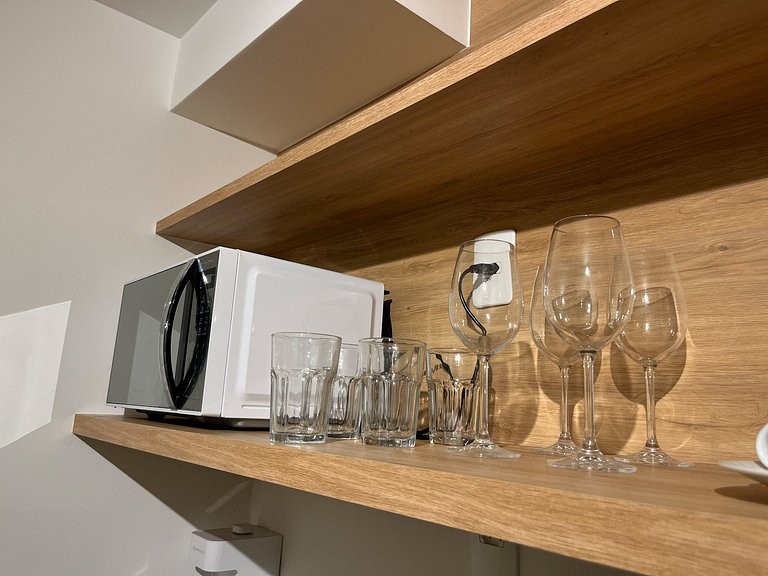 Studio Centro piscina aquecida em 6 x sem juros