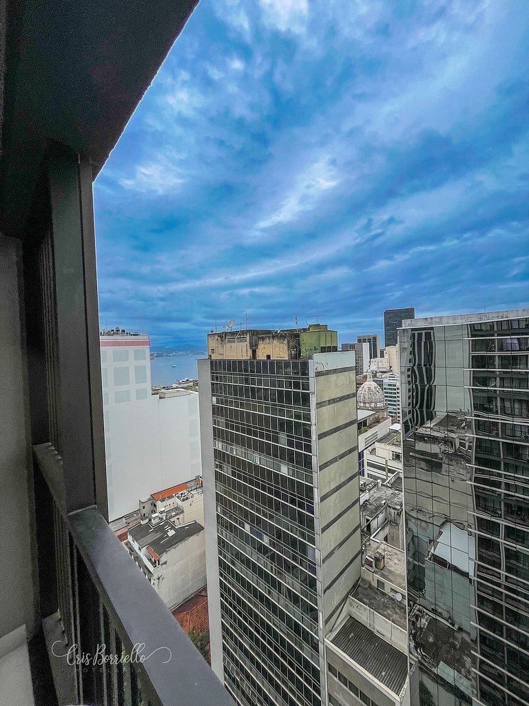 Studio com piscina aquecida em 6 x sem juros