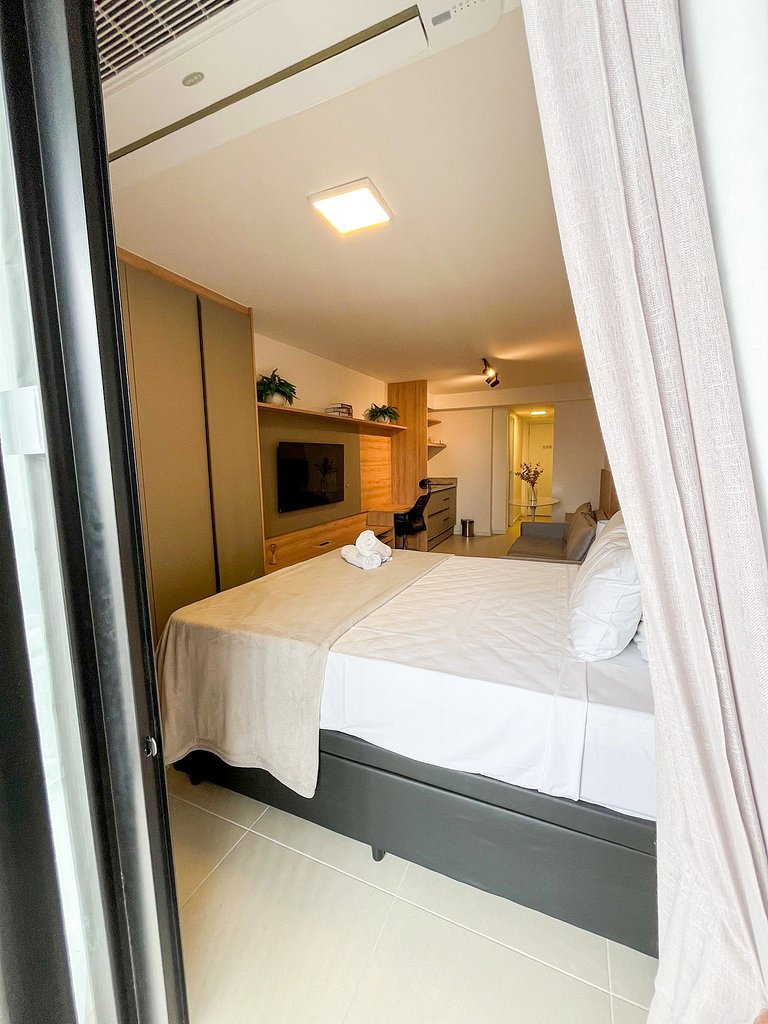 Melhor Studio no Rio de Janeiro+Piscina+6x s/juros