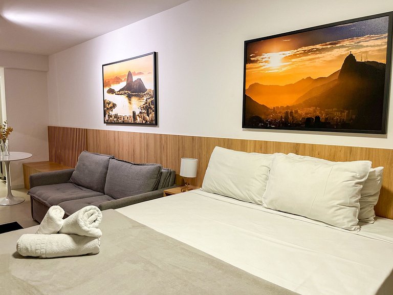 Melhor Studio no Rio de Janeiro+Piscina+6x s/juros