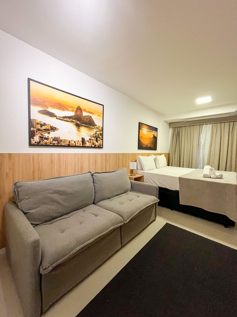 Melhor Studio no Rio de Janeiro+Piscina+6x s/juros